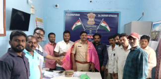 అశ్వాపురం నూతన సీఐని మర్యాదపూర్వకంగా కలిసిన సత్యమేవ జయతే ప్రెస్ క్లబ్ సభ్యులు