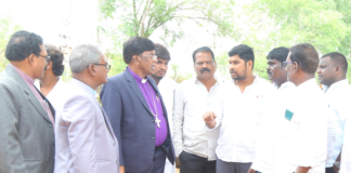ప్రహరీ గోడకు శంకుస్థాపన…..!