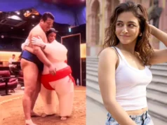 జపాన్ సుమో రెజ్లర్నే బురిడీ కొట్టించి గెలిచిన వామికా గబ్బి.. వీడియో వైరల్.!